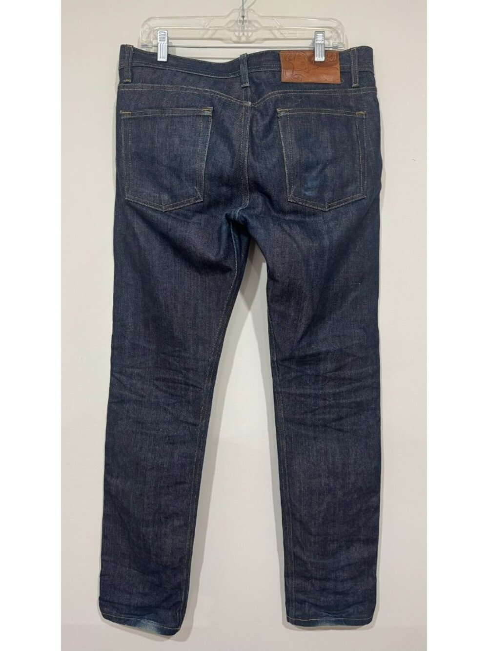 Naked & Famous Super Guy Selvedge Slim Straight Jeans 34x34 *Read Description* - Picture 3 of 10